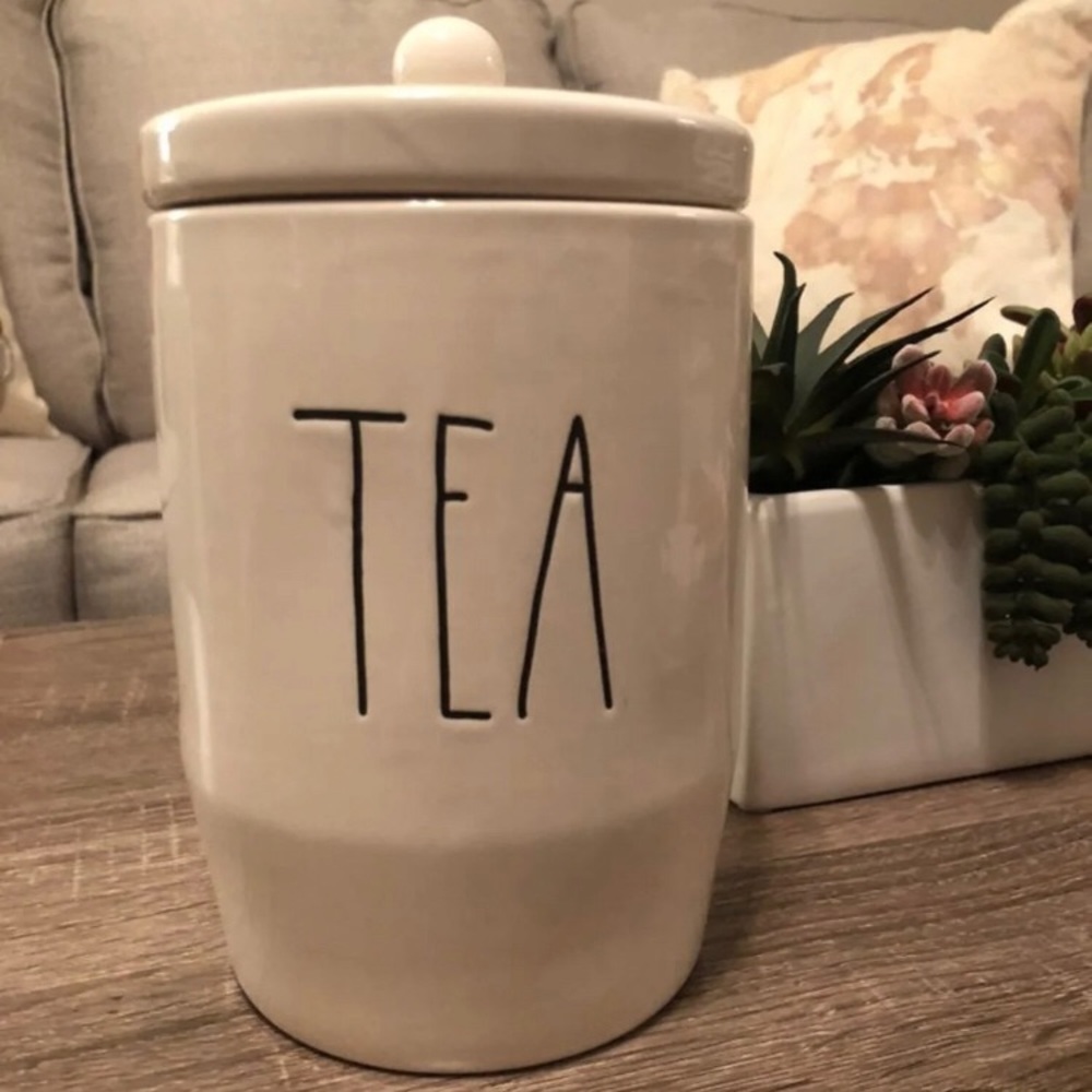 Rae Dunn tea canister